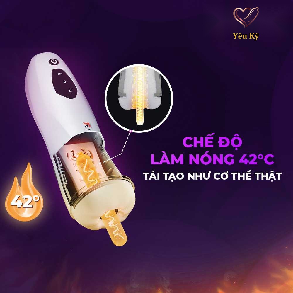 Âm đạo giả rung thụt tự động Yeain Tifforun Spaceship - Ảnh 7