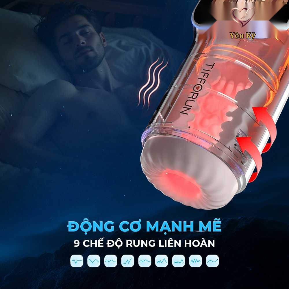 Âm đạo giả rung thụt tự động Yeain Tifforun UFO - Ảnh 4