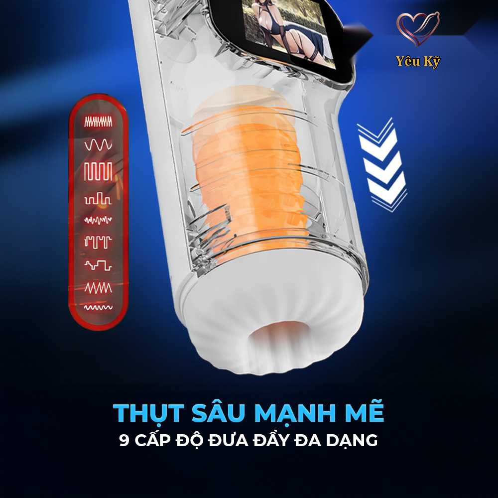 Âm đạo giả rung thụt tự động Yeain Tifforun UFO - Ảnh 6