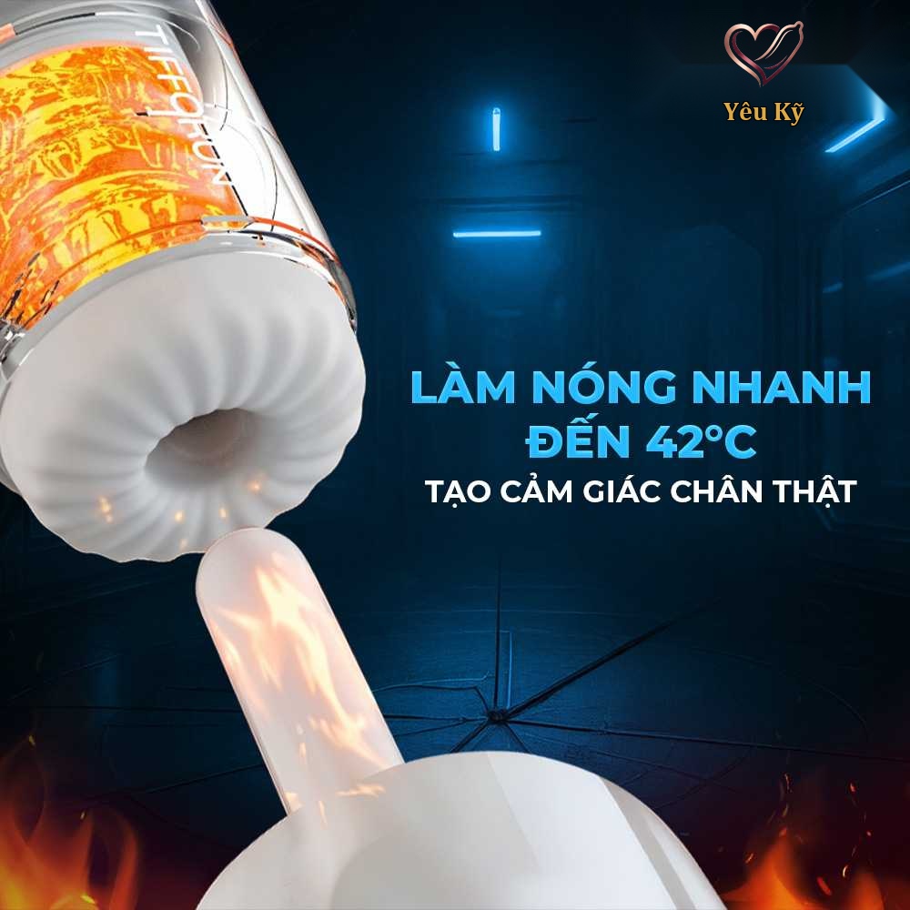 Âm đạo giả rung thụt tự động Yeain Tifforun UFO - Ảnh 7