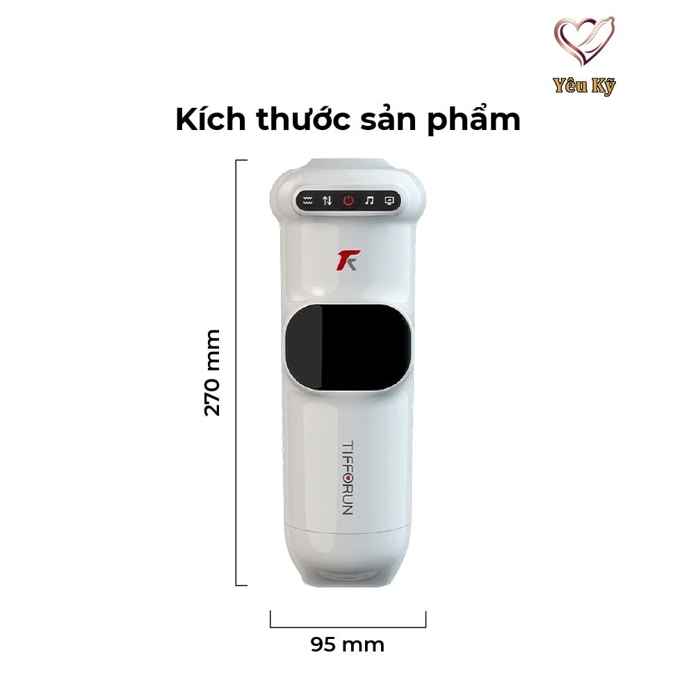 Âm đạo giả rung thụt tự động Yeain Tifforun UFO - Ảnh 2