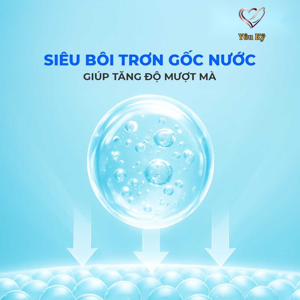 Bao cao su Okamoto Skinless Skin Super Lubricative - Siêu bôi trơn - Hộp 10 cái - Ảnh 3