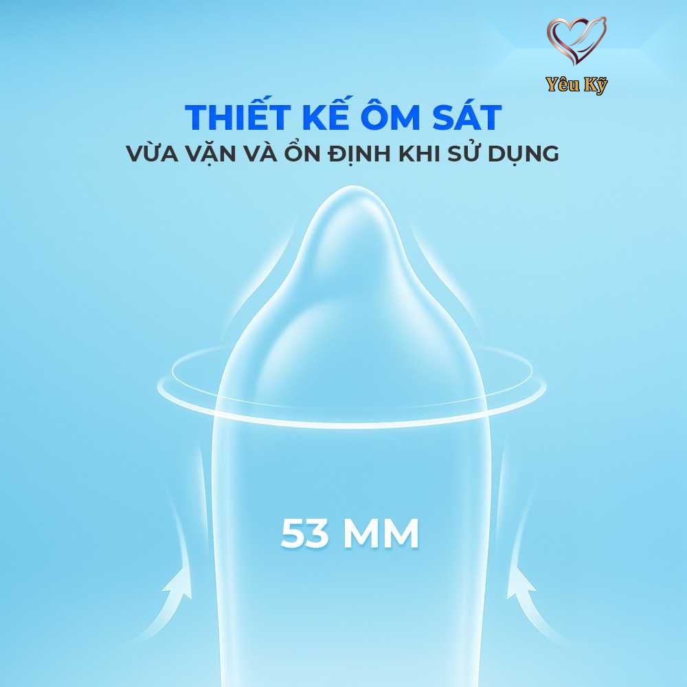 Bao cao su Okamoto Skinless Skin Super Lubricative - Siêu bôi trơn - Hộp 10 cái - Ảnh 4