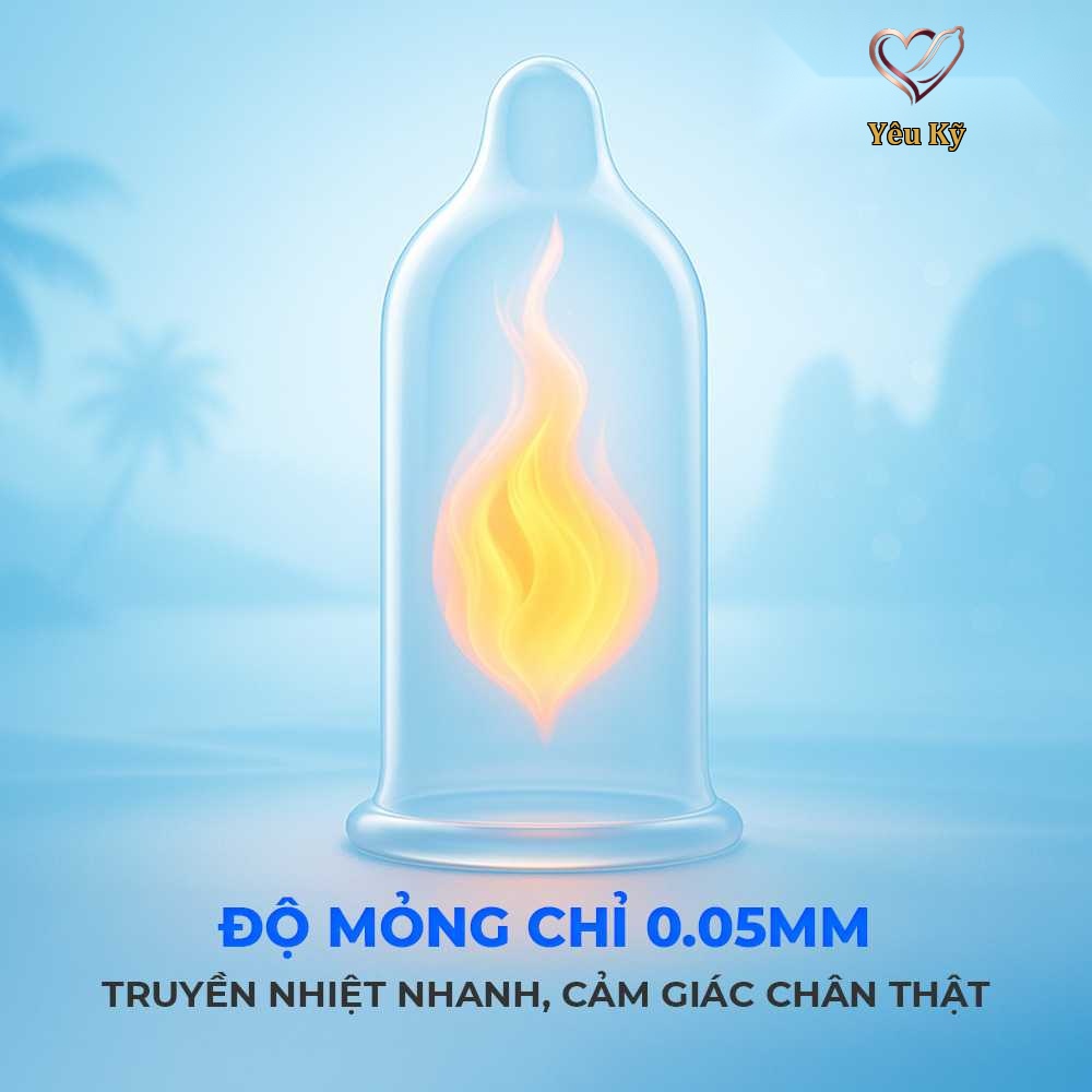 Bao cao su Okamoto Skinless Skin Super Lubricative - Siêu bôi trơn - Hộp 10 cái - Ảnh 6