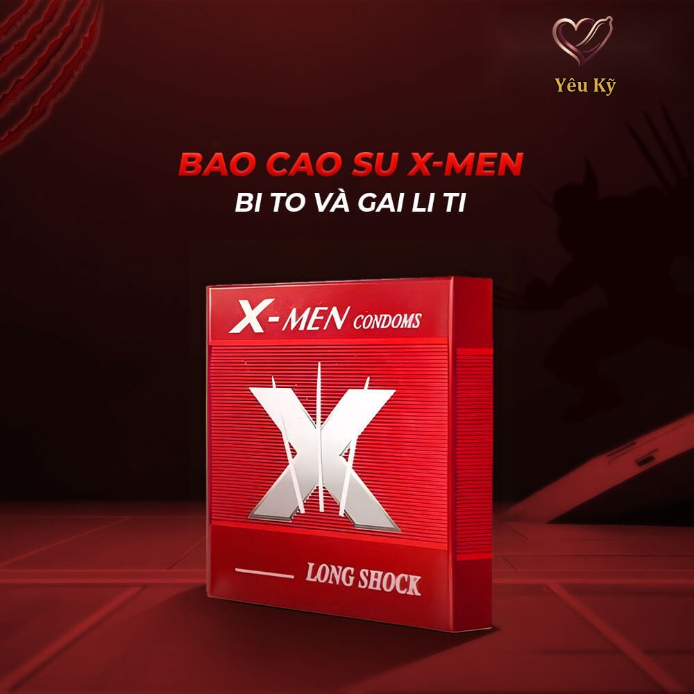 Bao cao su X-men - Bi to và gai li ti - Hộp 1 cái - Ảnh 2