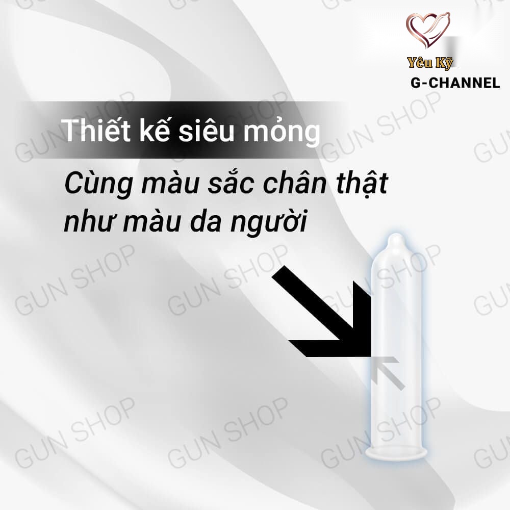 Bao cao su Combo - Mỏng mịn, không mùi - Hộp 10 cái - Ảnh 6
