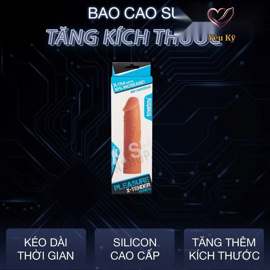 Bao cao su đôn dên Lovetoy Pleasure X-Tender tăng 25mm - Ảnh 3