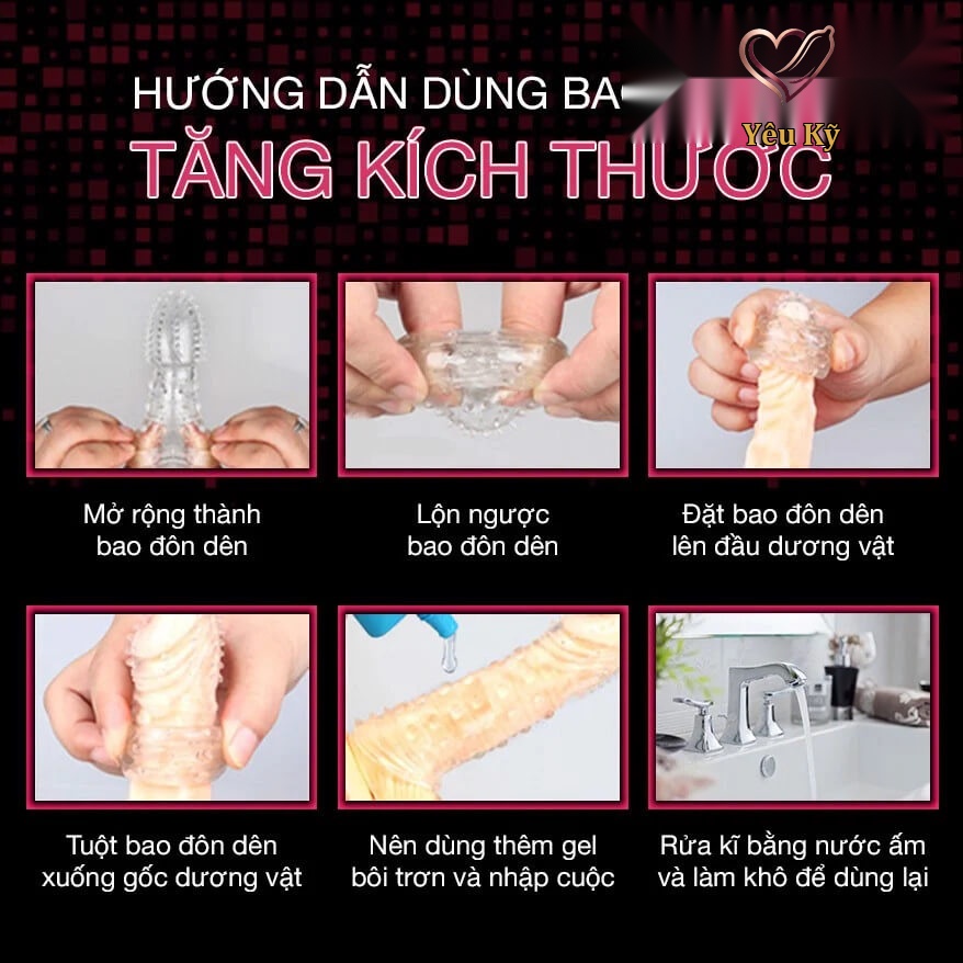 Bao cao su đôn dên Pretty Love Medium 6.2 inch - Ảnh 5