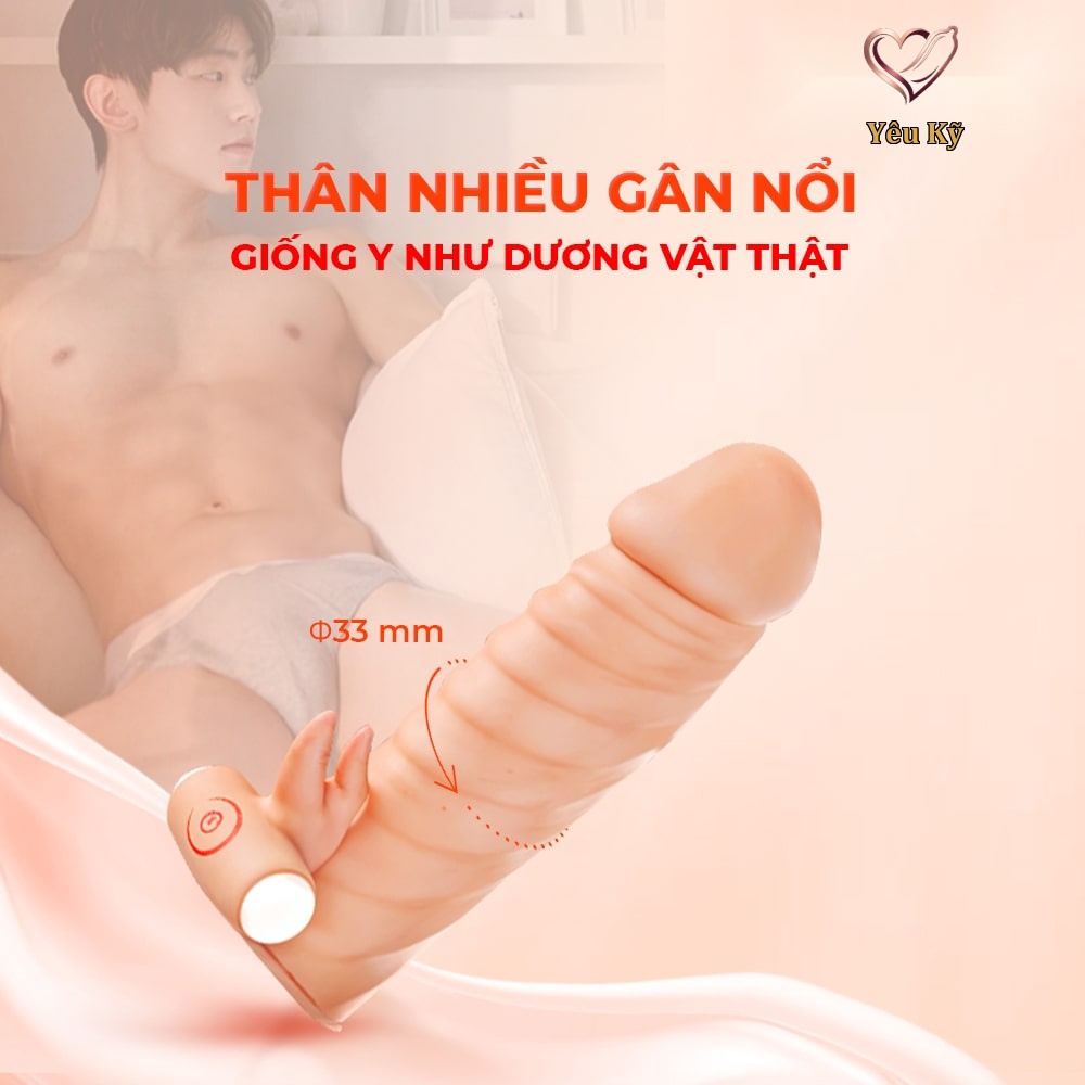 Bao cao su đôn rên rung Leten Thread Rhythm - Ảnh 4