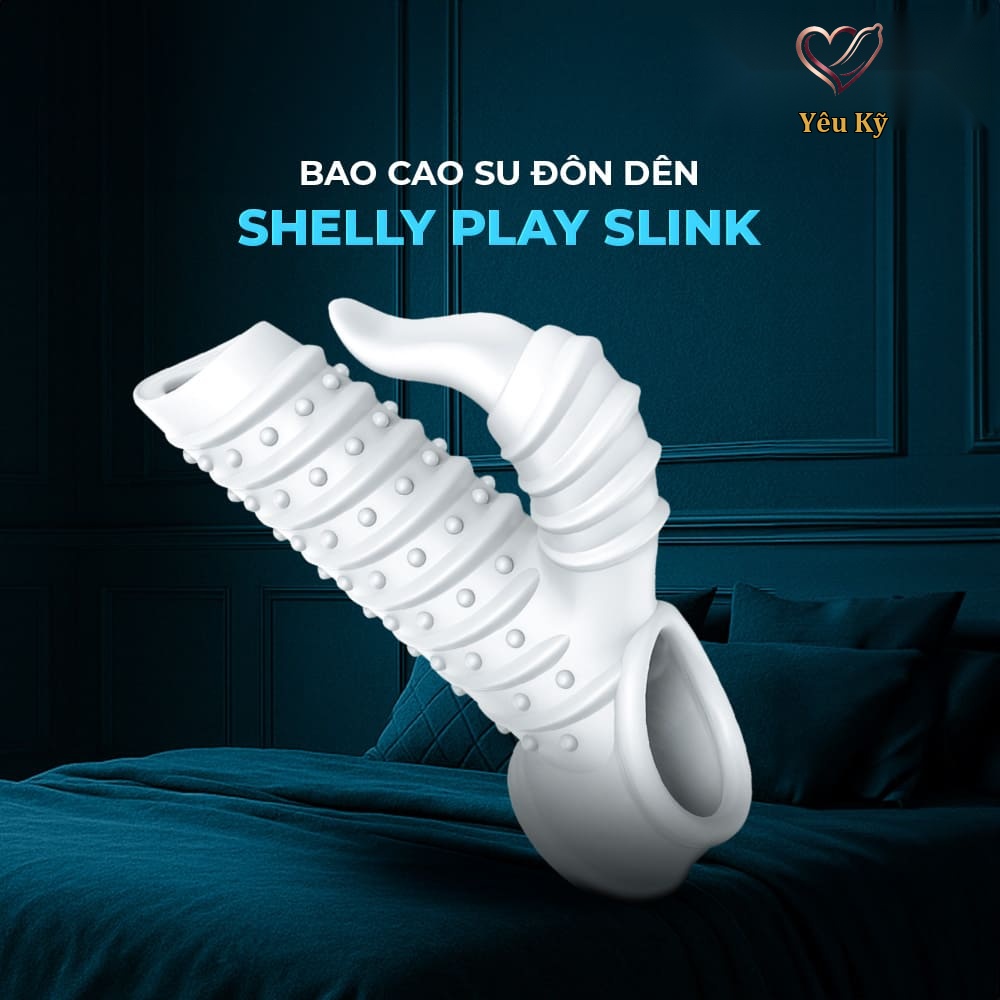 Bao cao su đôn dên Shelly Play Slink hở quy đầu - Ảnh 3