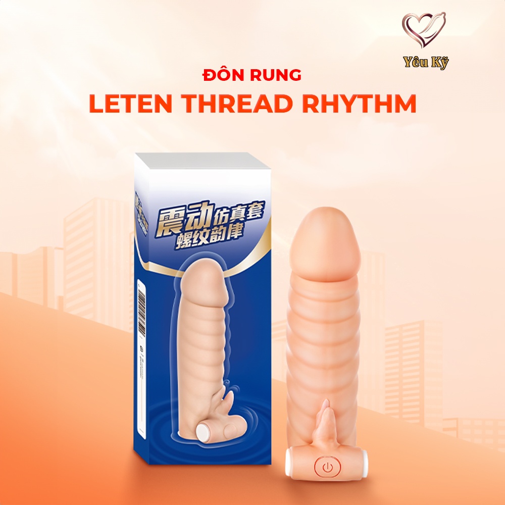 Bao cao su đôn rên rung Leten Thread Rhythm - Ảnh 3