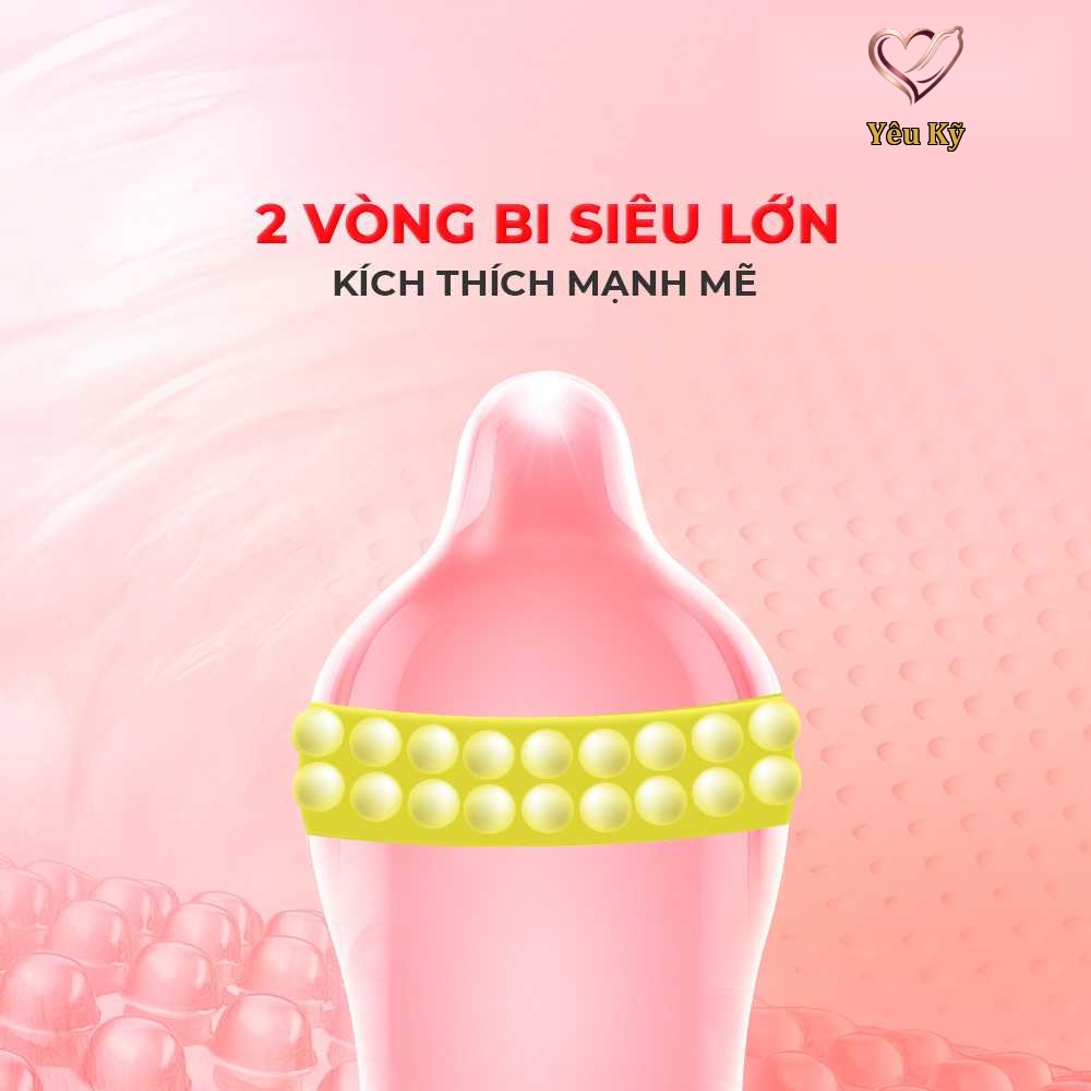 Bao cao su Firon Blaze - Hộp 1 bao 2 vòng bi siêu lớn + 1 bao Firon Rush (Hộp 2 cái) - Ảnh 3