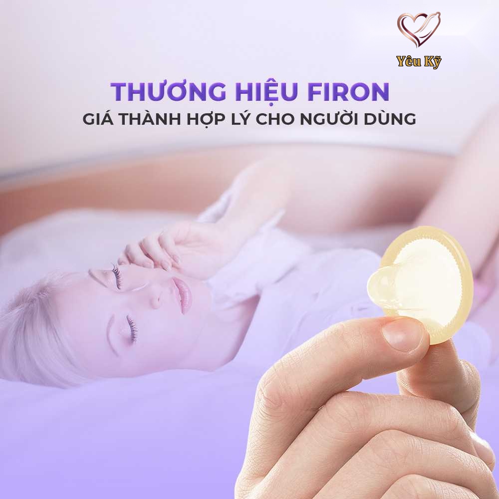 Bao cao su Firon Max 54 - Size 54mm, siêu mỏng, kéo dài thời gian - Hộp 10 cái - Ảnh 4