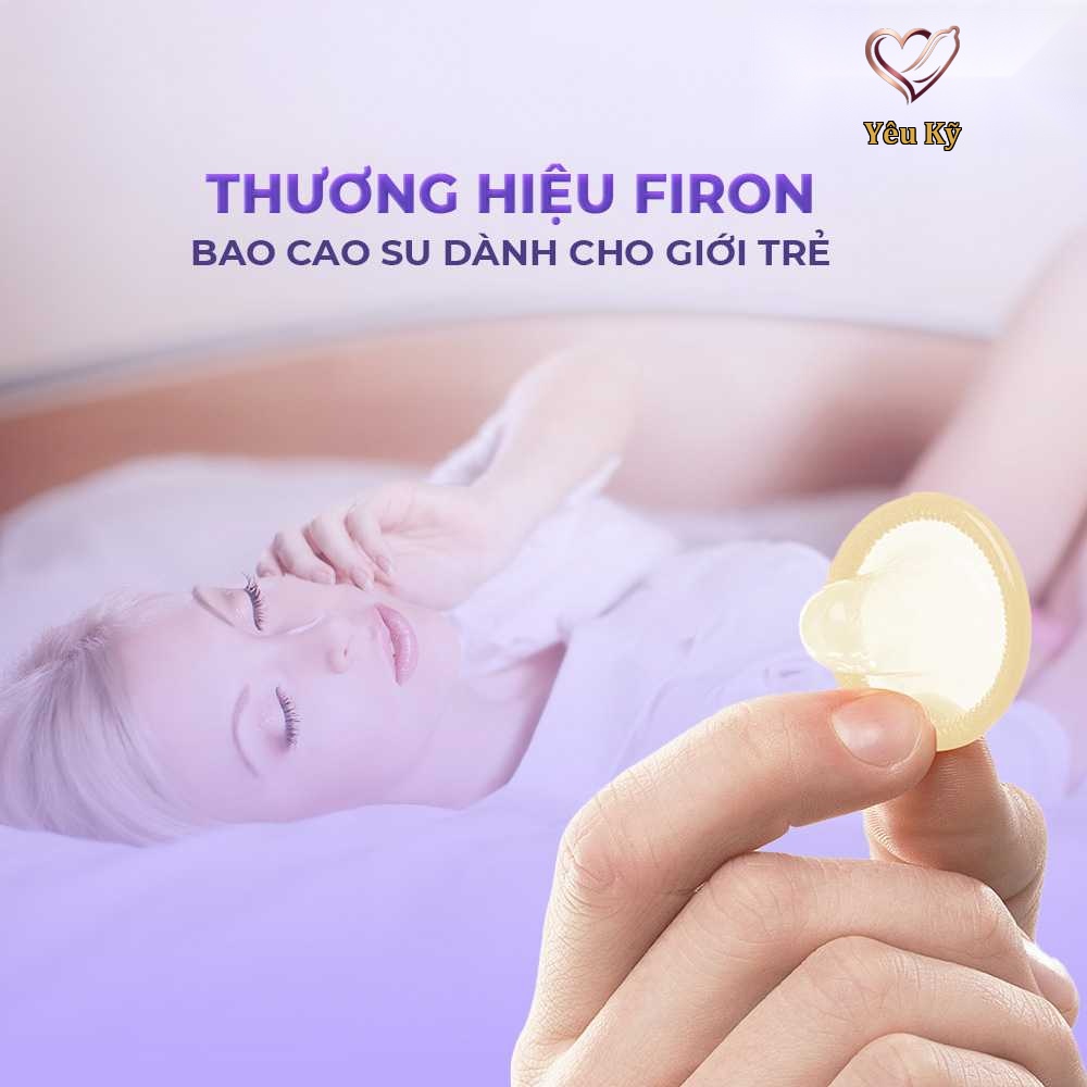 Bao cao su Firon Max 54 - Size 54mm, siêu mỏng, kéo dài thời gian - Hộp 3 cái - Ảnh 4