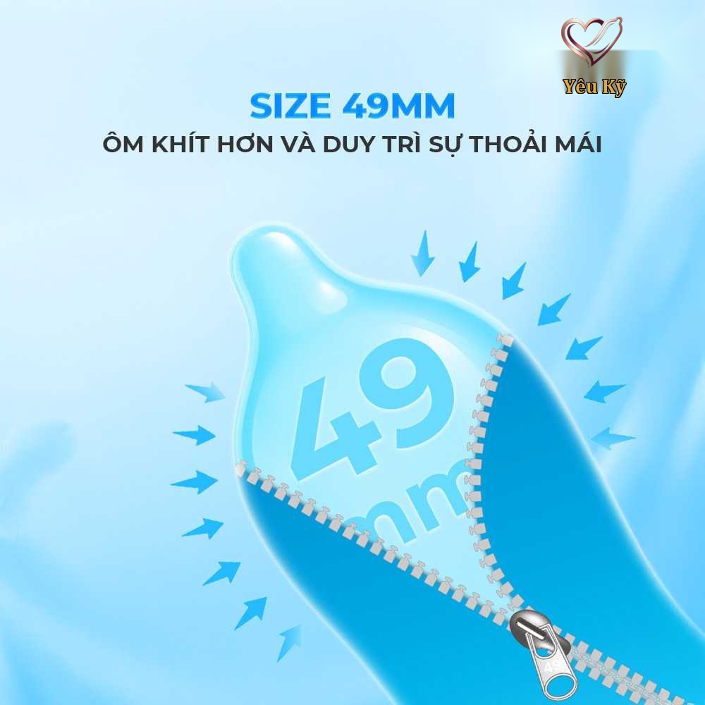 Bao cao su Firon Neo 49 - Size 49mm, siêu mỏng, kéo dài thời gian - Hộp 3 cái - Ảnh 5
