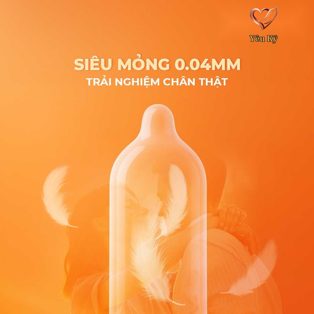Bao cao su Firon Slide - Siêu mỏng, chống tuột, hương trái cây - Hộp 10 cái - Ảnh 5