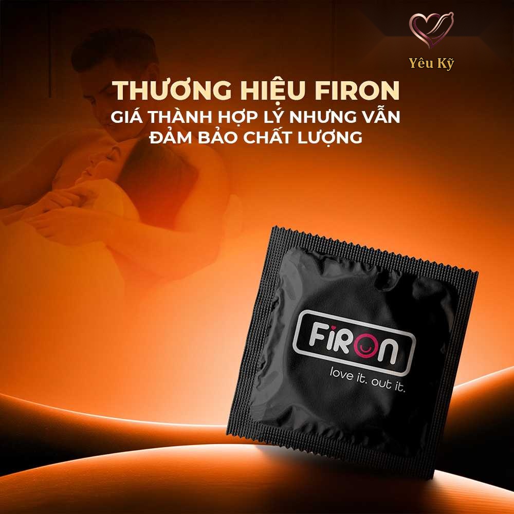Bao cao su Firon Slide - Siêu mỏng, chống tuột, hương trái cây - Hộp 10 cái - Ảnh 4