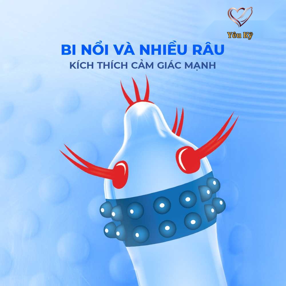 Bao cao su Firon Tempest - Hộp 1 bao gai, 2 vòng bi siêu lớn + 1 bao Firon Rush (Hộp 2 cái) - Ảnh 5