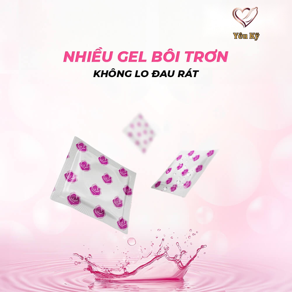 Bao cao su Gold - Gai và gân - Hộp 2 cái (Giao ngẫu nhiên) - Ảnh 5