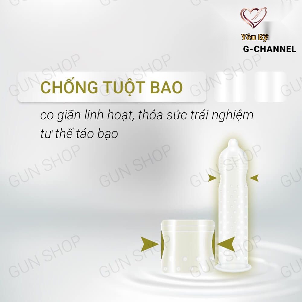 Bao cao su Innova Vàng - Kéo dài thời gian - Hộp 12 cái - Ảnh 3