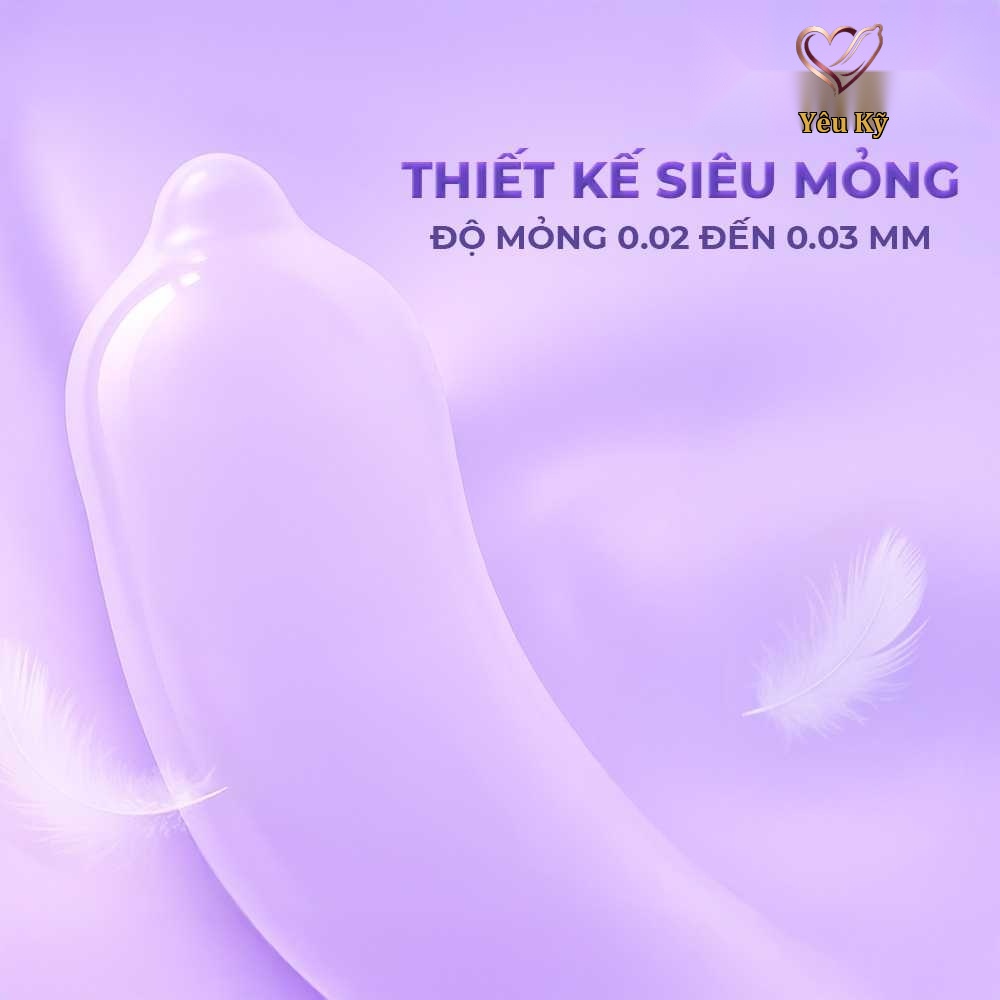 Bao cao su JEX Zone - Siêu mỏng chân thật, nhiều gel bôi trơn - Hộp 10 cái - Ảnh 5
