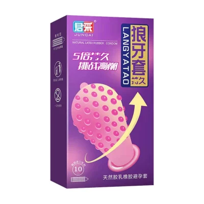 Bao cao su Juncai Langyatao - Hạt nổi - Hộp 10 cái