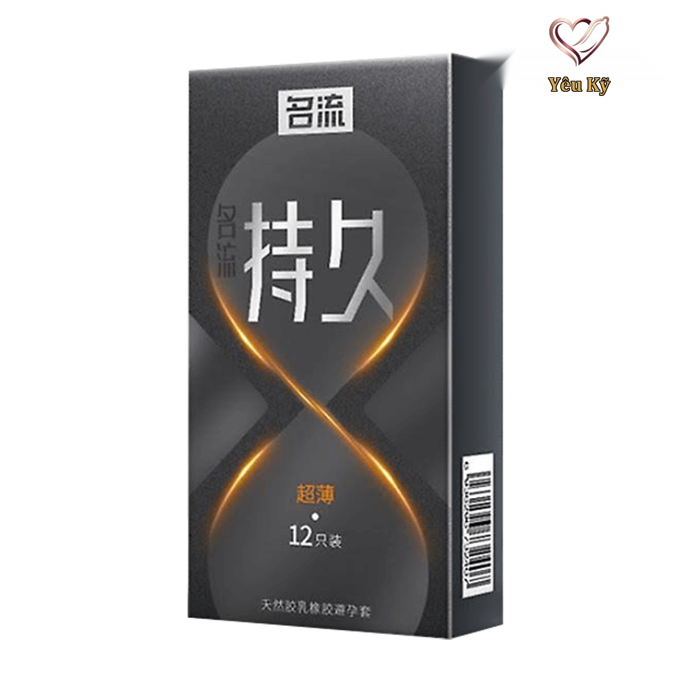 Bao cao su Mingliu Đồng Hồ Cam - Mỏng, kéo dài thời gian - Hộp 12 cái - Ảnh 2