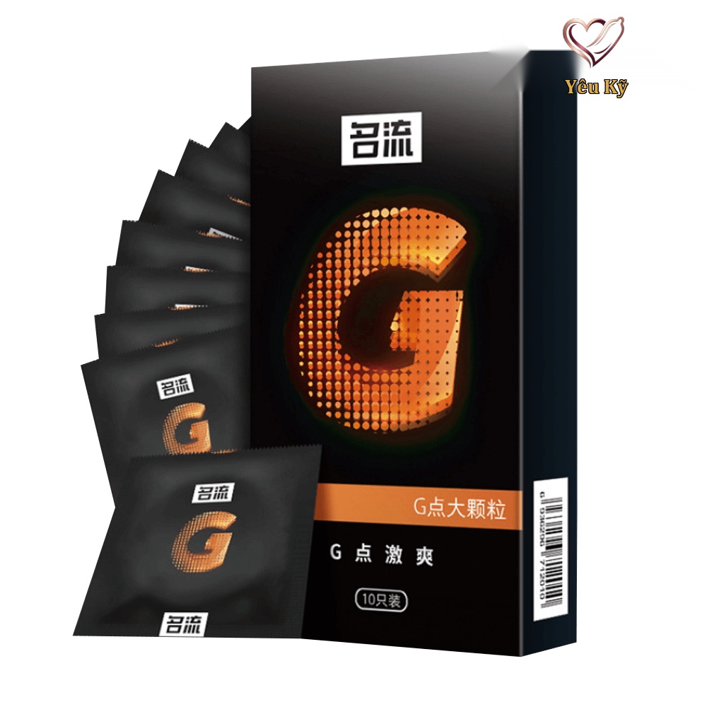 Bao cao su Mingliu G Cam - Điểm nổi - Hộp 10 cái - Ảnh 3
