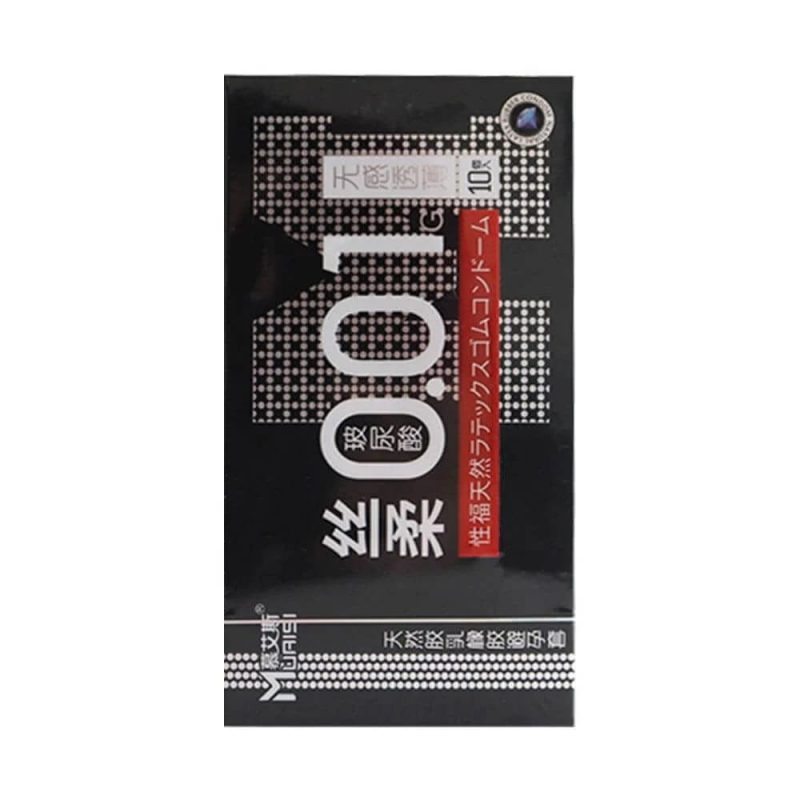Bao cao su Muaisi 0.01 - Siêu mỏng 0.01mm - Hộp 10 cái