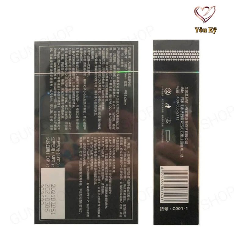 Bao cao su Muaisi 0.01 - Siêu mỏng 0.01mm - Hộp 10 cái