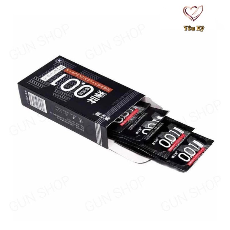 Bao cao su Muaisi 0.01 - Siêu mỏng 0.01mm - Hộp 10 cái