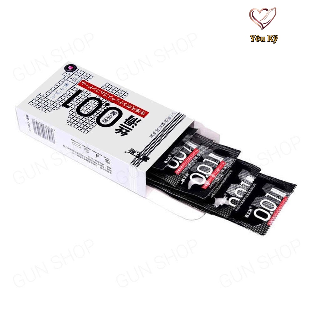 Bao cao su Muaisi 0.01 Trắng - Siêu mỏng 0.01mm - Hộp 10 cái - Ảnh 3