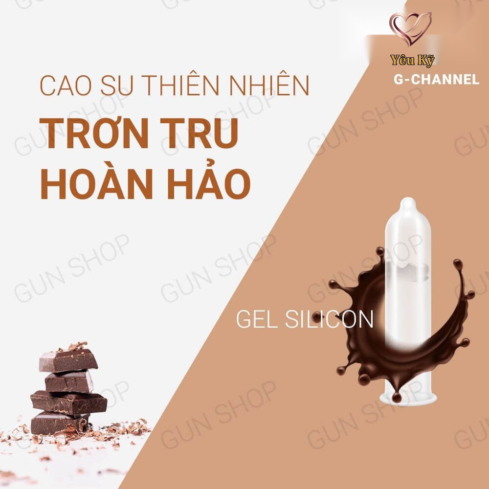 Bao cao su Nakanishi - Siêu mỏng 0.03mm - Hương chocolate - Hộp 4 cái - Ảnh 4