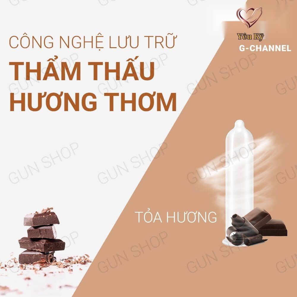 Bao cao su Nakanishi - Siêu mỏng 0.03mm - Hương chocolate - Hộp 4 cái - Ảnh 5