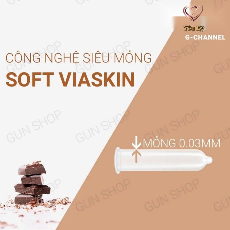 Bao cao su Nakanishi - Siêu mỏng 0.03mm