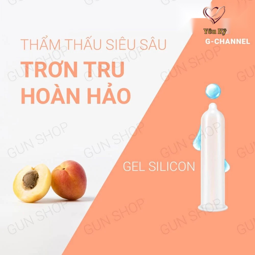 Bao cao su Nakanishi - Siêu mỏng 0.03mm - Hương đào - Hộp 4 cái - Ảnh 4