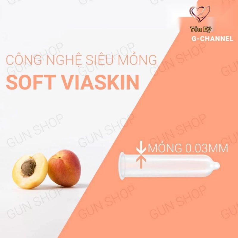 Bao cao su Nakanishi - Siêu mỏng 0.03mm
