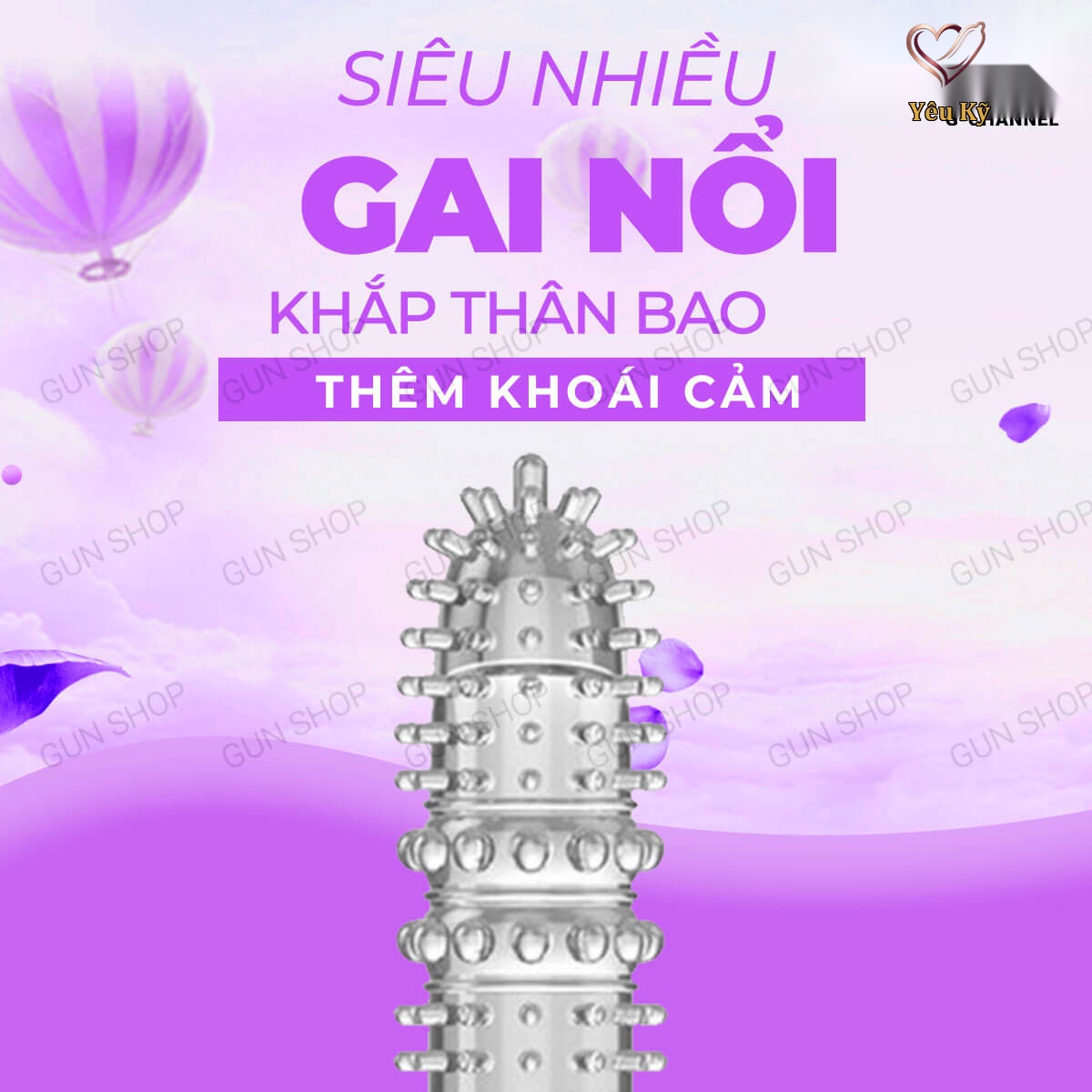 Bao cao su ngón tay Aichao A-spot 4 - Gai nổi lớn - Hộp 1 cái - Ảnh 3