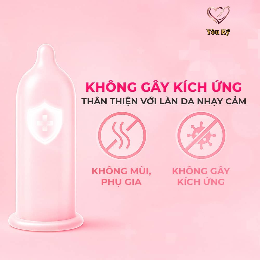 Bao cao su Okamoto 0.01 PU - Siêu mỏng tàng hình, truyền nhiệt chân thật - Hộp 4 cái - Ảnh 6