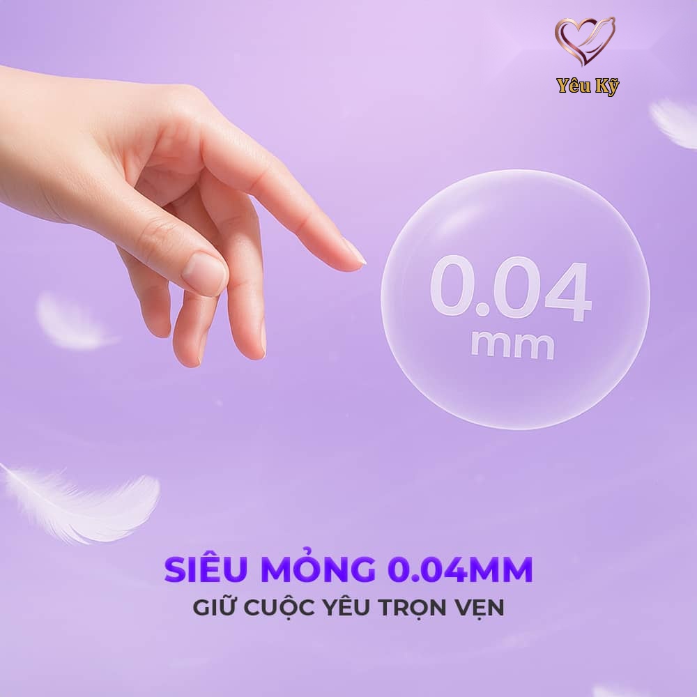 Bao cao su Okamoto Crown - Siêu mỏng nhẹ và mềm mại - Hộp 10 cái - Ảnh 4