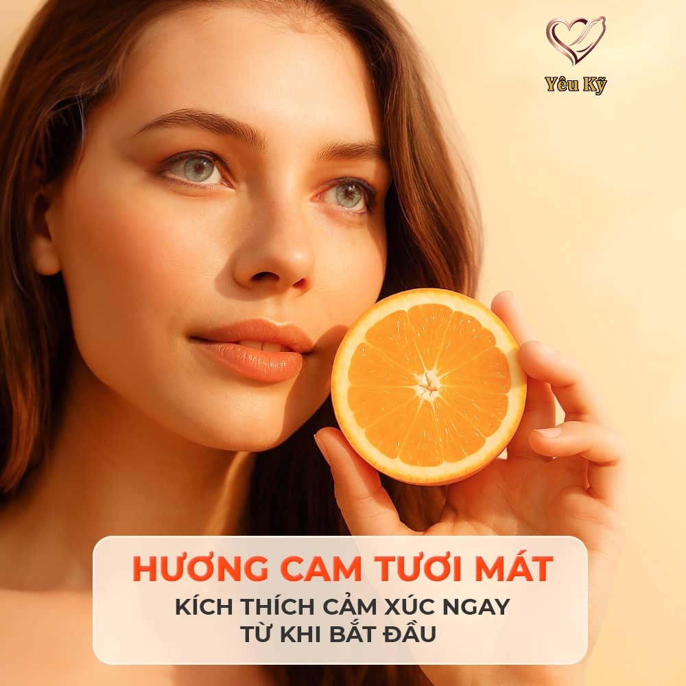 Bao cao su Okamoto Skinless Skin Orange Super Lubricative - Hương cam - Hộp 10 cái - Ảnh 3