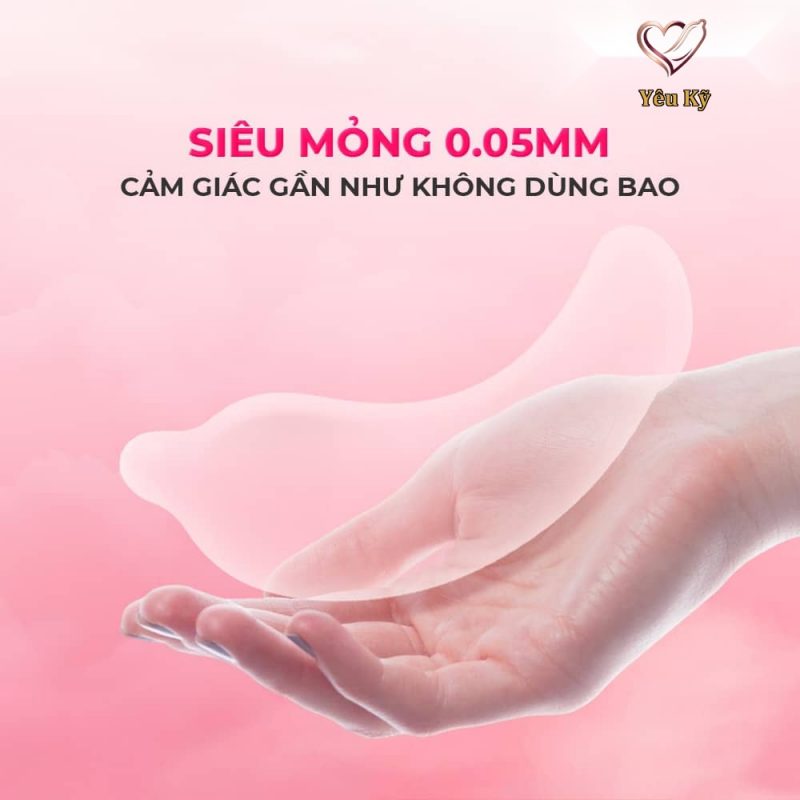 Bao cao su Okamoto Skinless Skin - Mềm mại - Hộp 10 cái