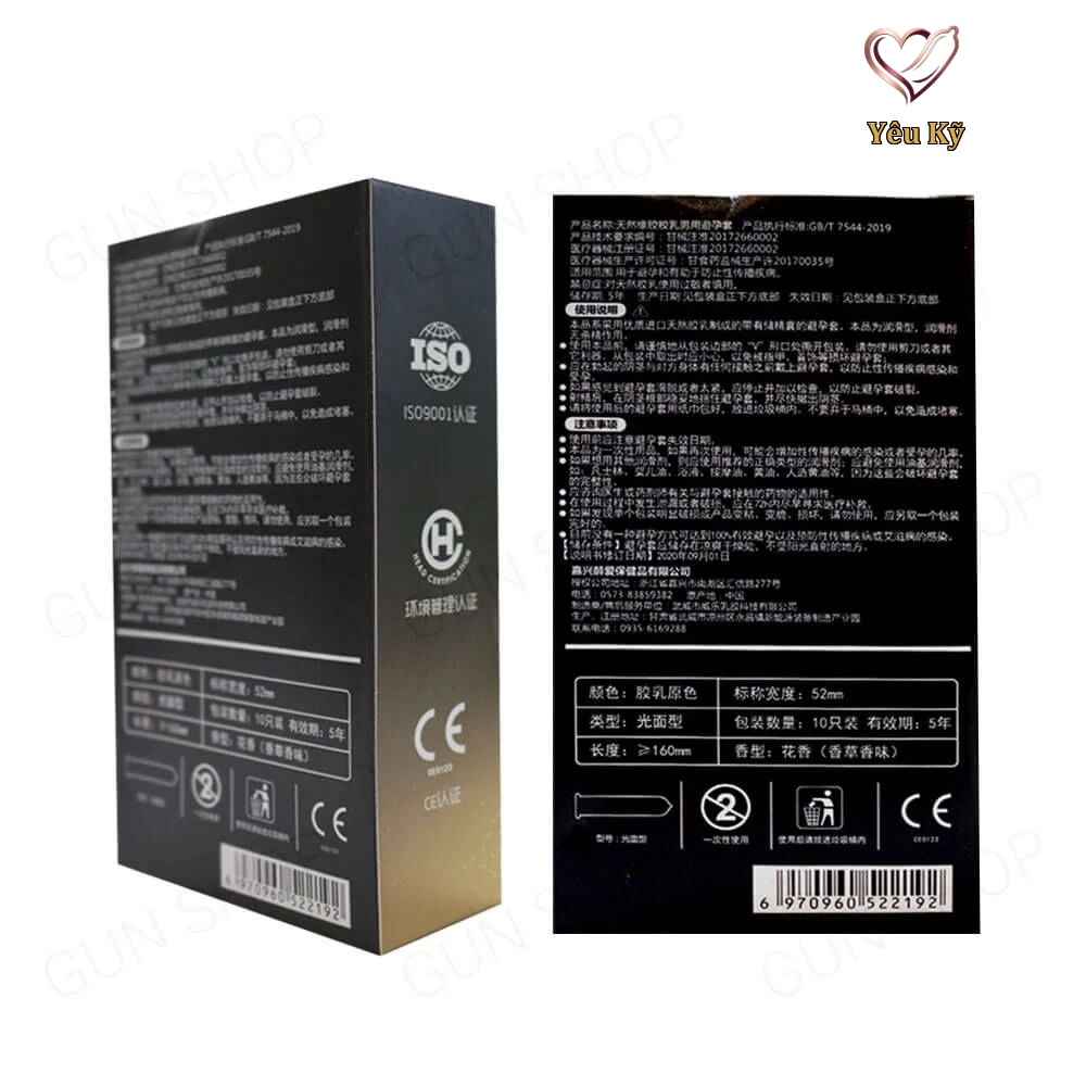Bao cao su OLO 0.01 Black - Siêu mỏng, kéo dài thời gian - Hộp 10 cái - Ảnh 2