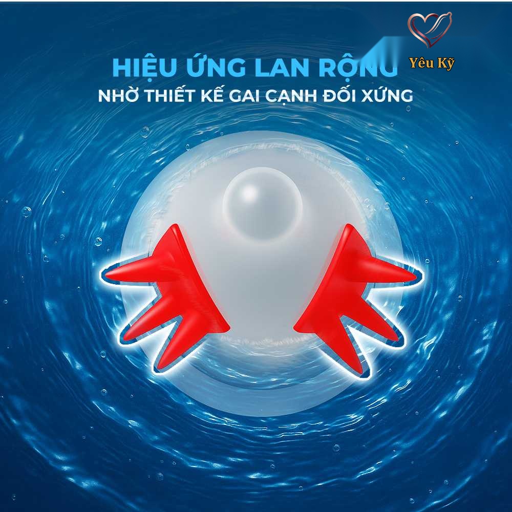 Bao cao su OLO Cá thần - Gai cạnh - Hộp 1 cái + 1 bi silicon - Ảnh 5