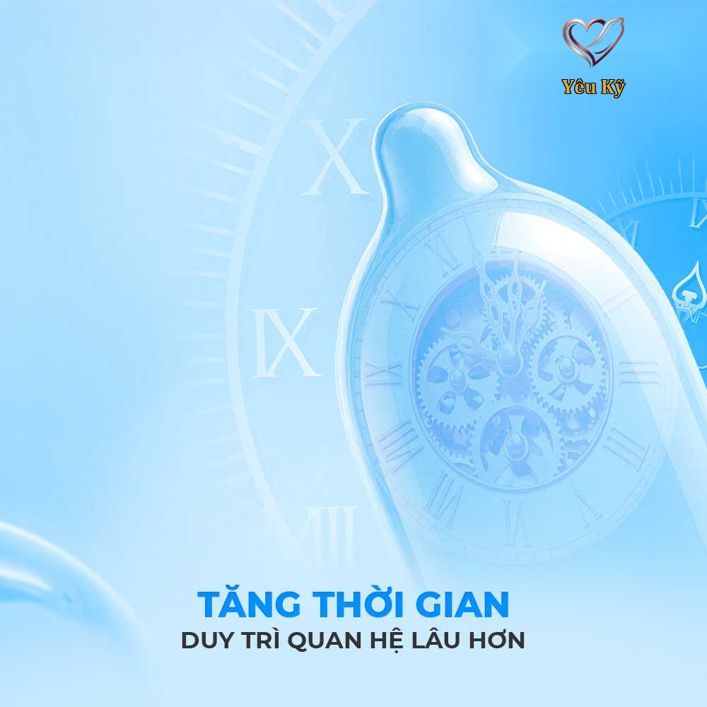 Bao cao su Powergra Feel X - Siêu mỏng, kéo dài, hương nhân sâm - Hộp 10 cái - Ảnh 5