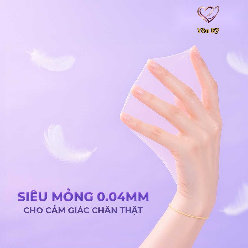 Bao cao su Powergra Maxfit - Size 54mm, siêu mỏng, kéo dài, hương dâu - Hộp 10 cái - Ảnh 6
