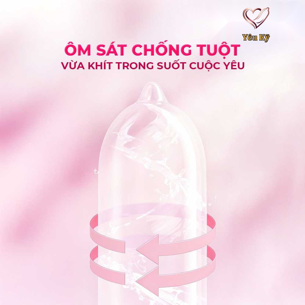 Bao cao su Shell Pulse Feather Touch 0.03 - Hương nước hoa cao cấp, siêu mỏng - Hộp 10 cái - Ảnh 5