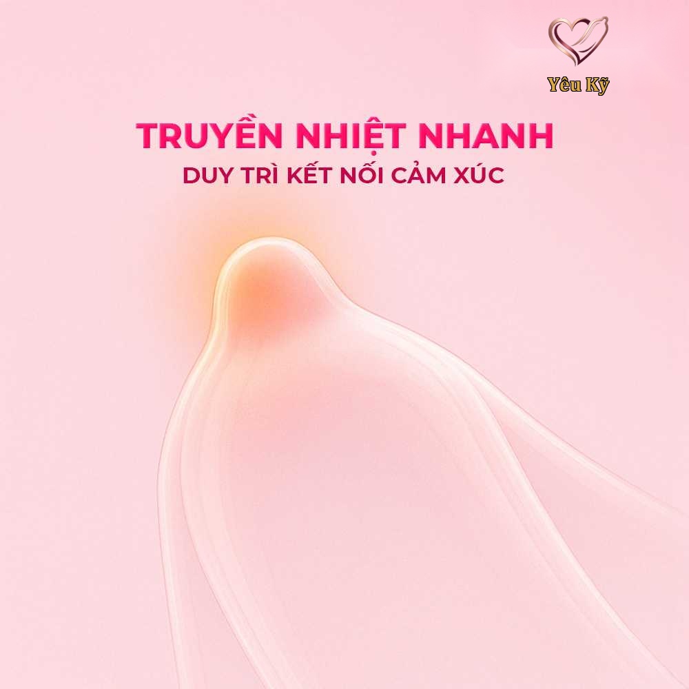 Bao cao su Shell Pulse Feather Touch 0.03 - Hương nước hoa cao cấp, siêu mỏng - Hộp 10 cái - Ảnh 6