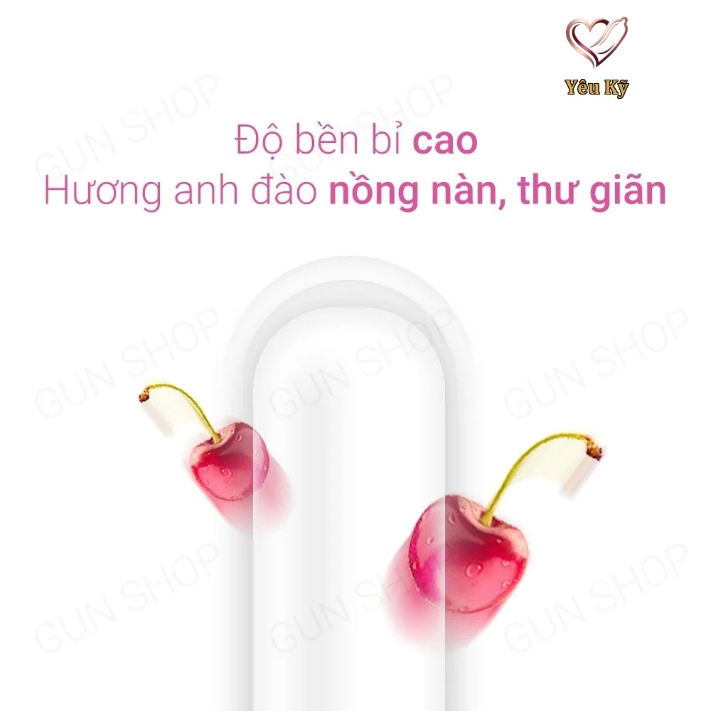 Bao cao su quan hệ miệng Mingliu Oral Sex - Hương anh đào - Hộp 10 cái - Ảnh 4