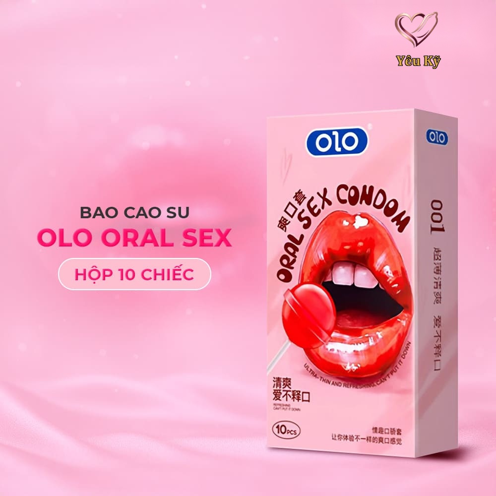 Bao cao su quan hệ miệng OLO Oral Sex - Siêu mỏng - Hộp 10 cái - Ảnh 2
